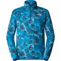 The North Face Herren 100 Glacier Printed 1/4 Zip Pullover (Größe XL, blau)