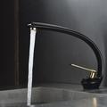 Robinet mitigeur d'évier de salle de bain, mitigeur monotrou robinets de lavabo finition chromée robinet de salle de bain avec tuyau d'eau chaude et froide