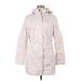 The North Face Jacket: Mid-Length Ivory Solid Jackets & Outerwear - Women's Size Medium