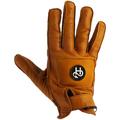 Helstons Logo D Sommer Motorrad Handschuhe, beige, Größe 2XL