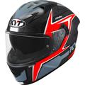 KYT NF-R Mindset Helm, grau-silber, Größe 2XL