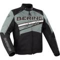 Bering Bario Motorrad Textiljacke, schwarz-grau-weiss, Größe M