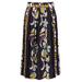 Printed Silk Skirt Skirts