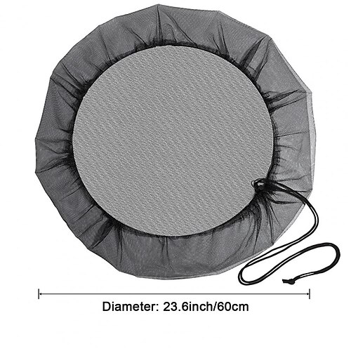 Copertura in rete da 2 pezzi per barili di pioggia con secchielli per la raccolta dell'acqua con coulisse, schermo di protezione del serbatoio per prevenire la caduta delle foglie nelle grondaie del