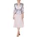 Petite 2-pc. Printed Jacket & Midi Dress Set - Pink - Jessica Howard Dresses