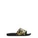 Logo Baroque Slides - Black - Versace Jeans Sandals