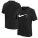 "Youth Nike Black San Antonio Spurs Swoosh T-Shirt"