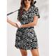 Damen Tenniskleid Golfkleid Schwarz Kurzarm Kleider Damen-Golfkleidung, Kleidung, Outfits, Kleidung