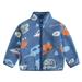 Aofany Baby Infant Keep Warm Coat Long Sleeve Tops Printing Zipper Jacket Clothes