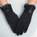 Herrnalise Christmas Gifts Lace Bowknot Gloves Non-fleece Touches Screen Gloves Comfortable Warm Gloves Clearance Sales Today Deals Prime