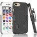 Tekcoo for iPhone 6s / iPhone 6 / iPhone 6s Plus / iPhone 6 Plus / iPhone 7 / iPhone 7 Plus / iPhone 8 Plus Case Hard Shell [Built-in Kickstand] Holster Locking Belt Swivel Clip Defender Slim Case