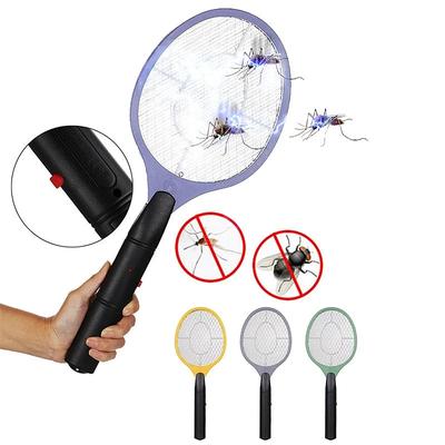 Electric Mosquito Racket Killer Electric Fly Swatter Fryer Flies Cordless Battery Power Bug Zapper Insects Racket Kills Home Bug