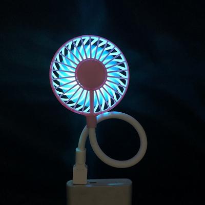 LED Aromatherapy Mini Fan – USB Rechargeable Creative Cooling Fan with Light for Office Sleep Aid