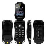 F15 Unlocked Flip Mobile Phone 2G GSM Dual Sim Mini Sport Car Model Cell Phone With Camera Flashlight Telephone Student Cellphone