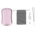 3 in 1 Rechargeable Hand Warmer 10000mAh Large Capacity Power Bank With Vibration Massage Pink