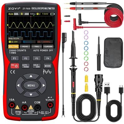 Multi-instrument dual-channel oscilloscope ZT-703S multi-function multimeter signal generator three-in-one high precision