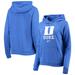 Women's Nike Royal Duke Blue Devils Varsity Fleece Tri-Blend Raglan Pullover Hoodie