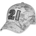 Men's Checkered Flag Camo Harrison Burton Digital Snapback Adjustable Hat