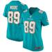 Women's Nike Nat Moore Aqua Miami Dolphins Game Retired Player Jersey