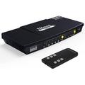 TESmart 4in 1 Out 4x1 HDMI Switch Ultra HD HDMI Switch 4K@60Hz 4:4:4 4x1 4Kx2K