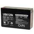 Universal Power Group 6V 12Ah UB6120 F1 Battery