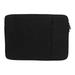 Laptop Sleeve Bag 2 Way Zipper Protective Oxford Cloth Carrying Case for 14.1in 15.4in Notebook Black