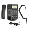 Corded Phone Caller ID Large Buttons Volume Adjustment Wall Mount Desktop Corded Telephone with LCD Backlight