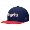 Men's Fanatics Navy Los Angeles Angels Cooperstown Collection Hurler Fitted Hat