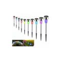 Balise solaire Lampe Solaire Exterieure Jardin au Sol, 10pcs Lampe Jardin Sans Fil led Décoration