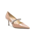 Jimmy Choo, Shoes, female, Pink, 5 1/2 UK, Jimmy Choo Flat shoes