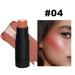 BGZLEU Sandwich Blush Stick Cream Blush Makeup Buildable Blush Stick for Cheeks Matte Long Wearing Easy Application Lightweight Multi Function Blush Stick 8g