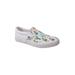Women's Piper Ii Slip On Sneaker by LAMO in White Green (Size 9 M)