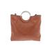 LC Lauren Conrad Satchel: Pebbled Brown Print Bags