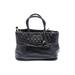 Miu Miu Leather Satchel: Patent Black Solid Bags