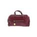 Marc Jacobs Leather Satchel: Pebbled Burgundy Solid Bags