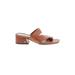 Sam Edelman Mule/Clog: Brown Solid Shoes - Women's Size 7 1/2 - Open Toe