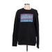 Prince Sweatshirt: Black Marled Tops - Women's Size Large