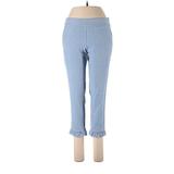 Ann Taylor LOFT Dress Pants - Mid/Reg Rise: Blue Bottoms - Women's Size 4 Petite