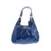 Coach Leather Shoulder Bag: Patent Blue Print Bags