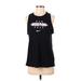 Nike Active Tank Top: Black Graphic Activewear - Women's Size Small