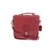 Coach Leather Crossbody Bag: Pebbled Red Solid Bags