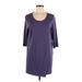 Purejill Casual Dress - Shift: Purple Dresses - Women's Size Medium