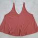 Free People Tops | Free People Intimately Womens Dani Tank Ribbed Tank Top Wind Blush Small Lounge | Color: Orange | Size: S