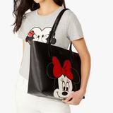 Kate Spade Bags | Kate Spade Disney X Kate Spade New York Reversible Minnie Tote, Black Multi | Color: Black/White | Size: Os