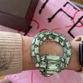 Gucci Jewelry | Gucci Aquamarine Crystal Horsebit Bracelet. $2800 | Color: Blue | Size: Os