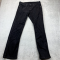Levi's Jeans | Levis 511 Jeans Mens 33x32 Straight Leg Black Denim Casual | Color: Black | Size: 33