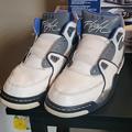 Nike Shoes | Nike Air Flight 89 Grey Blue Basketball Shoes Us Mens Size 10 | Color: Gray/White | Size: 10