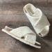 Free People Shoes | Nwt Free People So Soft Faux Shearling Sandals | Color: Brown/White | Size: 6