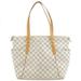 Louis Vuitton Bags | Authentic Louis Vuitton Damier Azur Totally Mm Tote Bag Hand Bag | Color: White | Size: Os