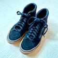 Vans Shoes | Men’s Black Suede Vans High Top Skateboard Shoes (Men’s Size 6 Fits Kids!!) | Color: Black | Size: 6